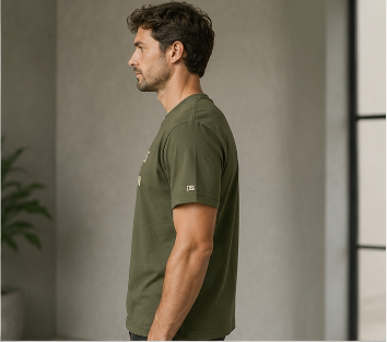 Round Neck | Regular Sleeve |  Daily Wear Tshirt | Progress over Perfection